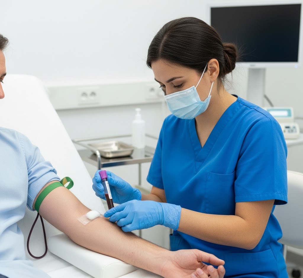 Toma de muestras de laboratorio